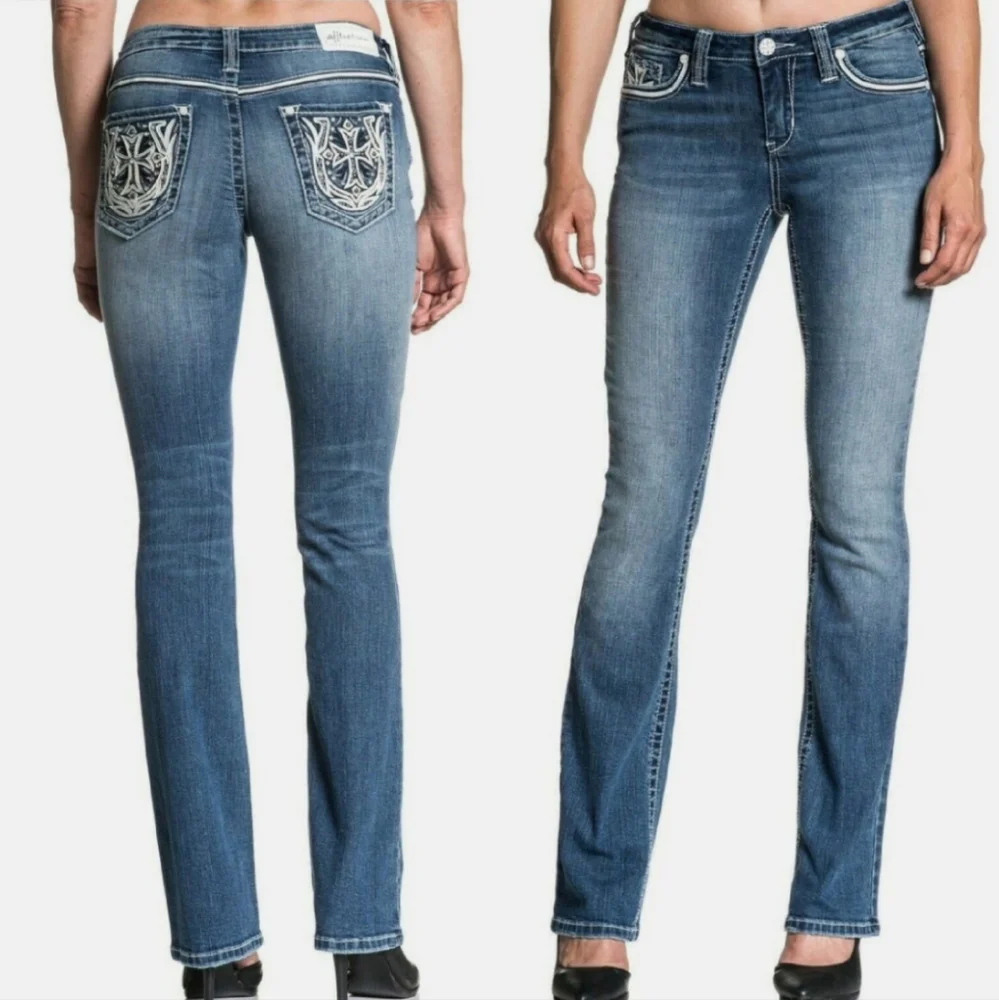 Affliction Jade Bootcut Jeans. Women's Size: Waist 28x33 Inseam. - Picture 2 of 15